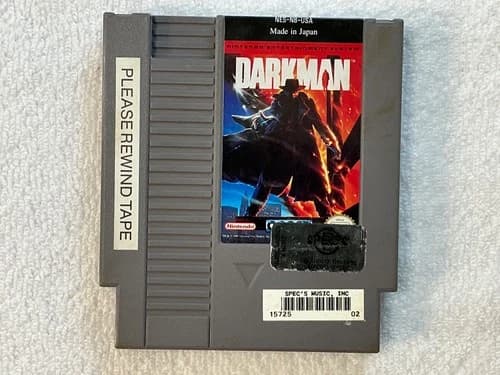 Darkman (Nintendo Entertainment System NES, 1991) Authentic. Tested and Working.