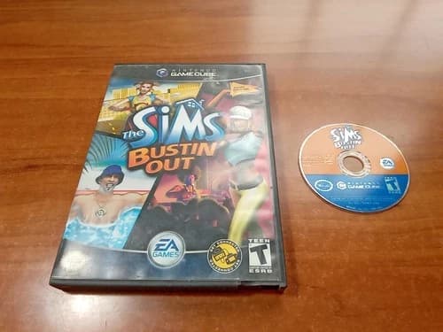 Sims Bustin' Out (Nintendo GameCube, 2003) *TESTED*