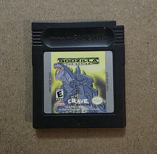 Godzilla: The Series (Nintendo Game Boy Color, 1999) Cartridge Tested