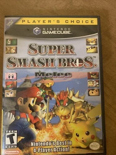 Nintendo GameCube Super Smash Bros Melee CIB Complete Tested Authentic