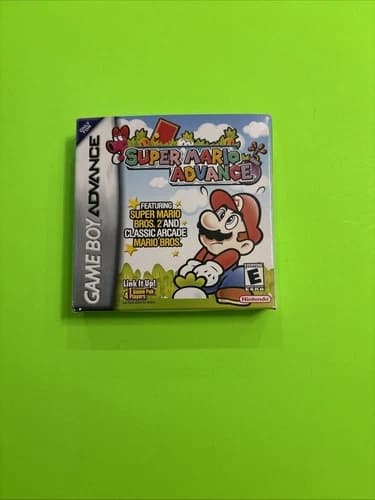 Super Mario Advance (Nintendo Game Boy Advance, 2001) GBA Authentic Complete