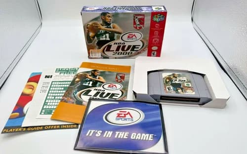 NBA Live 2000 – Nintendo 64 (N64) – Complete in Box – Pre-Owned