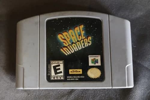 Space Invaders Nintendo 64 N64 1999 Cartridge Only *NOT TESTED*