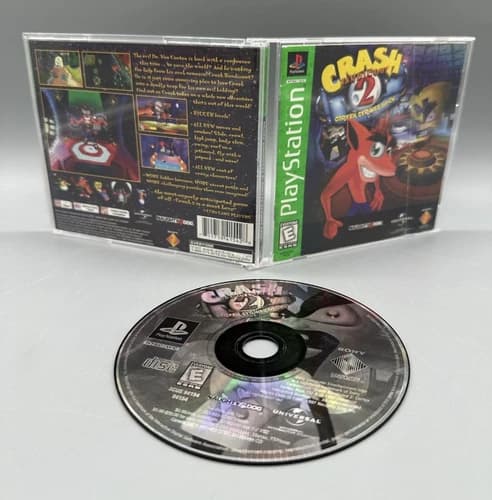Crash Bandicoot 2 Cortex Strikes Back PS1 PlayStation 1 - Complete CIB Tested
