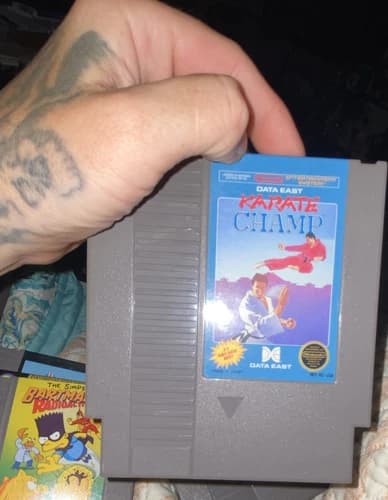 Data East Karate Champ NES Fighting Arcade Hit Game Cartridge