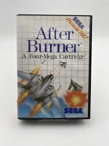 1988 After Burner for Sega Master System A Four Mega Cartridge