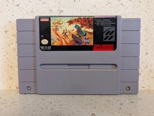 Wanderers from Ys III SNES Cartridge Only Authentic Super Nintendo RPG