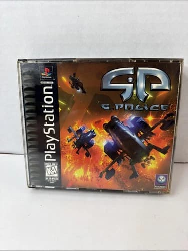 G-Police (Sony PlayStation 1, 1997) PS1 - COMPLETE CIB TESTED & WORKING!