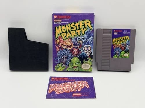 Monster Party (Nintendo NES, 1989)(CIB) Tested