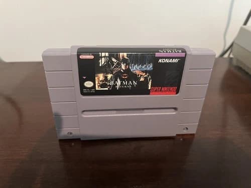 Batman Returns (SNES Super Nintendo, 1992) Authentic Tested Working