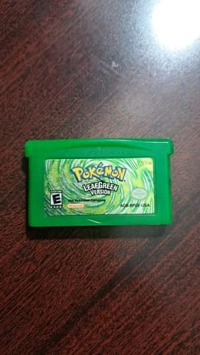 Pokemon LeafGreen Version GBA Nintendo Game Boy Advance AUTHENTIC