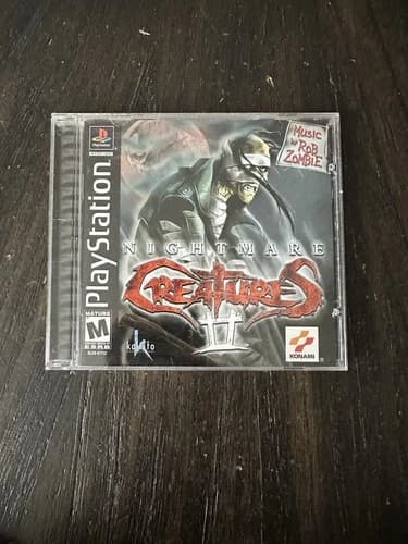 PlayStation 1 PS1 Game Nightmare Creatures II CIB Complete In Box