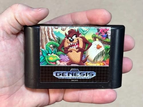 Taz-Mania - Authentic (Sega Genesis) Game Cartridge - Tested