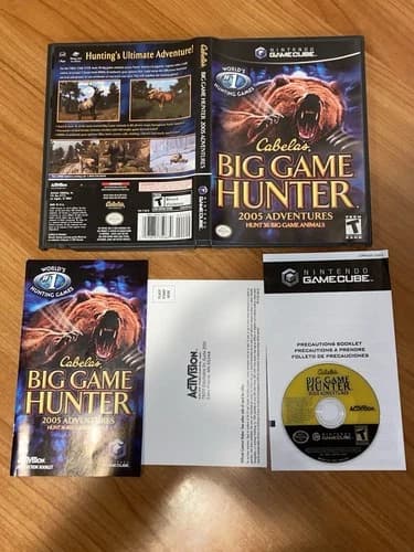Cabela's Big Game Hunter: 2005 Adventures (Nintendo GameCube, 2004)