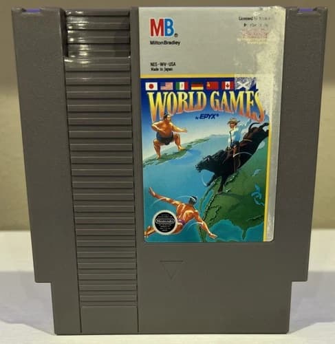 World Games (Nintendo) NES - Tested & Working