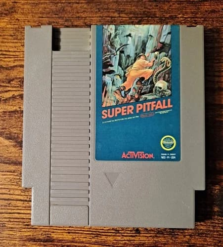 Super Pitfall (NES, 1987) LOOSE CARTRIDGE ONLY CLEANED, TESTED AND WORKING
