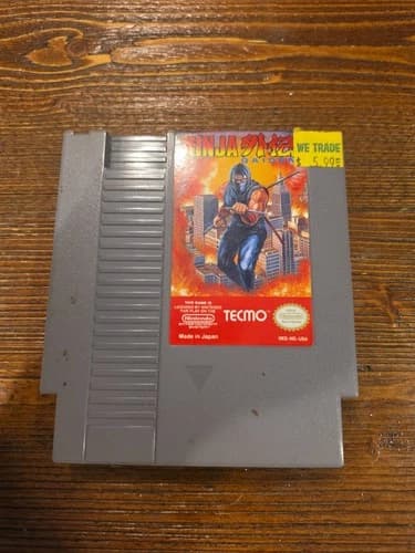 Ninja Gaiden NES Nintendo Entertainment System Authentic Tecmo Cartridge