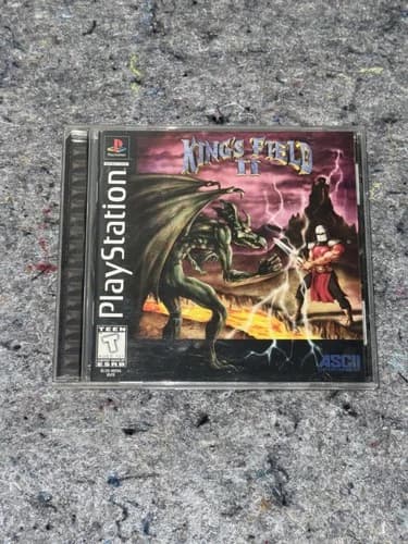 Kings Field II Sony PlayStation 1 Game PS1 T ASCII NTSC 1996 RPG Action Fantasy