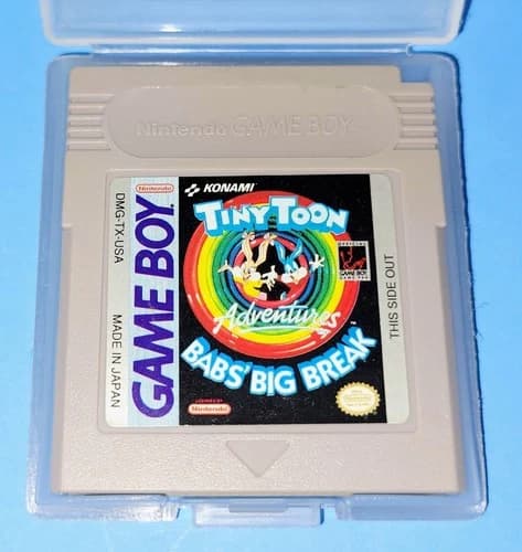 Konami Tiny Toon Adventures: Babs' Big Break Nintendo Game Boy Cartridge 1989