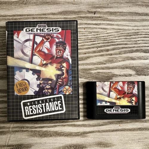 Midnight Resistance (Sega Genesis, 1991), Tested Working