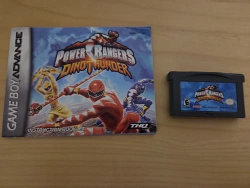 Power Rangers Dino Thunder - Nintendo Game Boy Advance Authentic Gameboy GBA