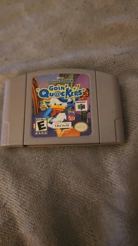 Donald Duck Goin' Quackers N64 Tested Working Cartridge Only Authentic