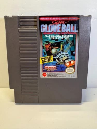 Super Glove Ball (Nintendo NES, 1990) Authentic. Tested and Working.