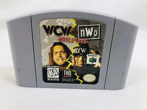WCW vs. NWO World Tour (Nintendo 64, 1997) Tested Authentic N64