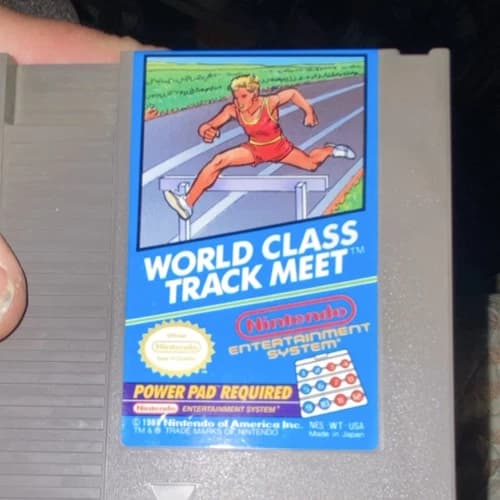 Nintendo World Class Track Meet NES Power Pad Required Sports Game NTSC-U/C