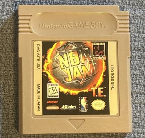 NBA Jam TE Nintendo Game Boy 1994 Cartridge Only Tournament Edition Tested Works