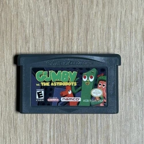 Gumby vs. the Astrobots (Nintendo Game Boy Advance) Tested Authentic