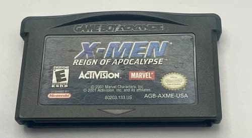 X-Men: Reign of Apocalypse (Nintendo Game Boy Advance GBA, 2001) *TESTED*