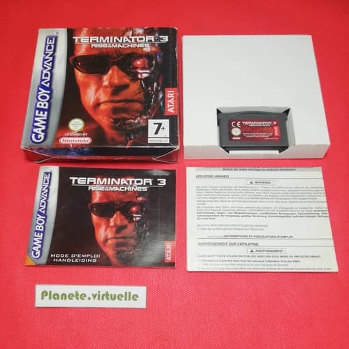TERMINATOR 3 RISE OF THE MACHINES GAMEBOY ADVANCE GBA GAMEBOY NINTENDO 🌟