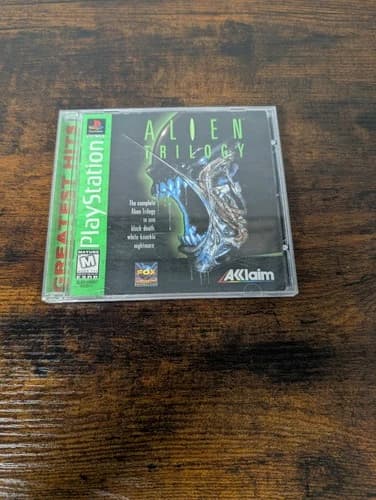 Alien Trilogy (Sony PlayStation 1, 1996) Complete CIB with Manual Tested & Works