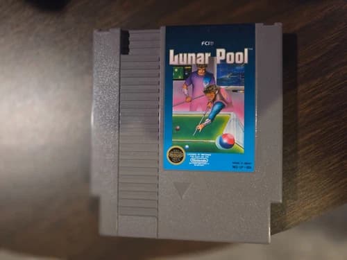 Lunar Pool (Nintendo Entertainment System, 1987) NES