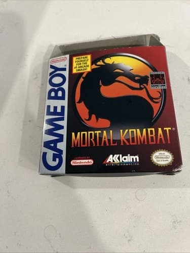 Mortal Kombat Nintendo Game Boy Complete Cib Manuals Inserts