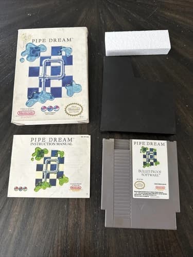 Nintendo NES Game Only Pipe Dream CIB Complete In Box