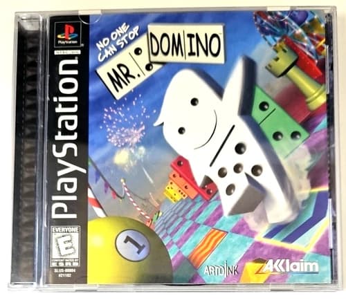 No One Can Stop Mr. Domino (Sony PlayStation 1, 1998) PS1 Complete W/ Manual CIB