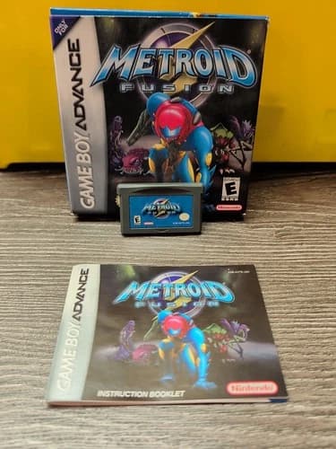Metroid Fusion Nintendo Game Boy Advance 2002 With Box And Manual GBA AUTHENTIC