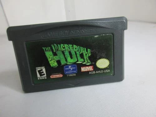 Nintendo Game Boy Advance GBA The Incredible Hulk Cart Only - Tested
