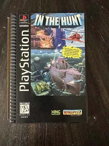 PlayStation 1 PS1 Game In The Hunt CIB Complete In Box