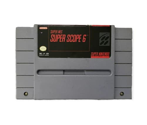 Super Scope 6 (Super Nintendo SNES, 1992) CART ONLY, TESTED, Free Shipping