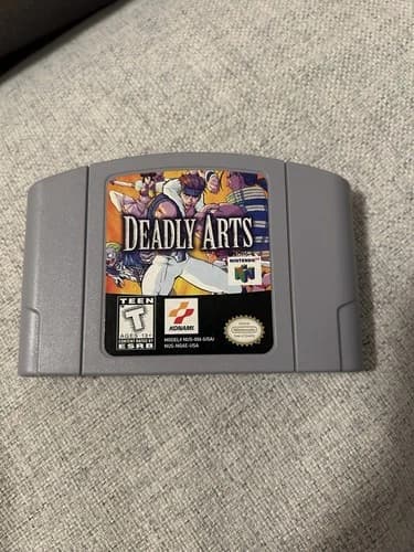 Deadly Arts (Nintendo 64, 1998) N64 Cart