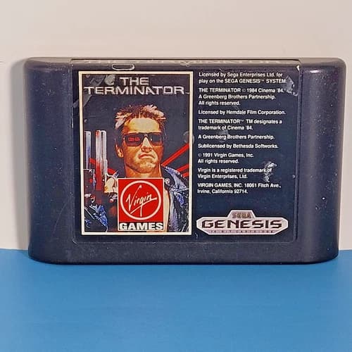The Terminator (SEGA Genesis, 1991) Game Cartridge Only Tested