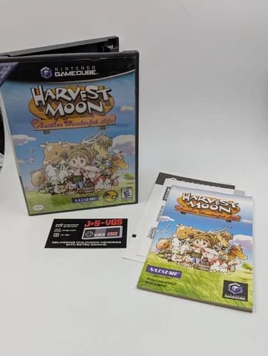 Nintendo GameCube Harvest Moon Another Wonderful Life Authentic OEM CIB
