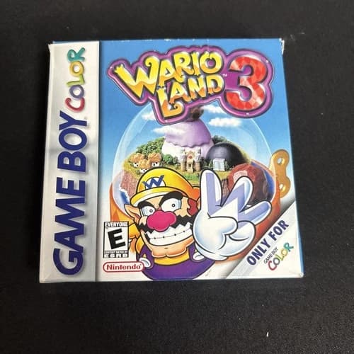 Wario Land 3 (Nintendo Game Boy Color, 2000) CIB