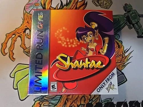 Shantae Game Boy Color 2021 Limited Run - CIB Unplayed. Cart Still In Plastic