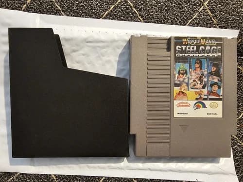 WWF WWE WrestleMania: Steel Cage Challenge Nintendo NES Video Game