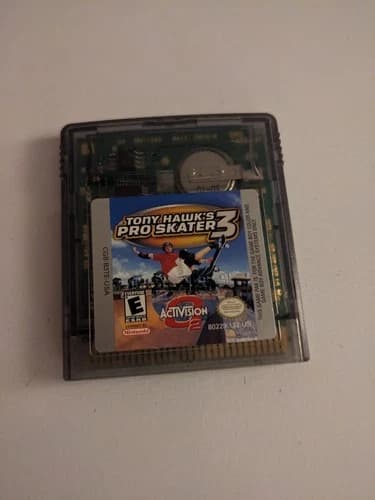 Nintendo Gameboy Color Tony Hawk's Pro Skater 3 Cartridge Game
