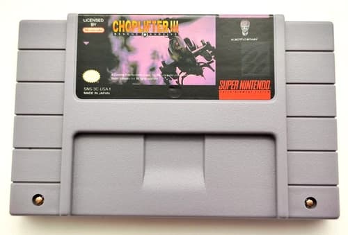 Choplifter III (Super Nintendo SNES 1994) *Cart Only* Authentic Tested & Cleaned